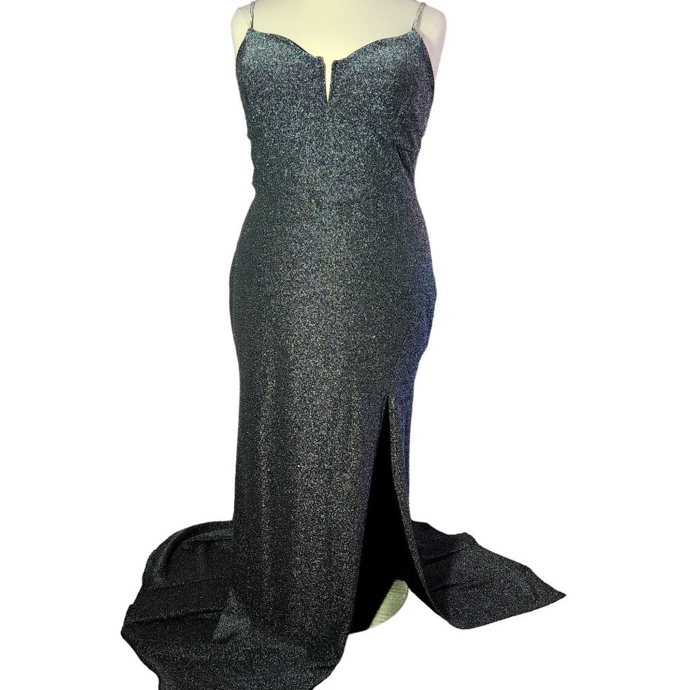 Fashion Nova Plus Size Shine Tonight Maxi Dress
